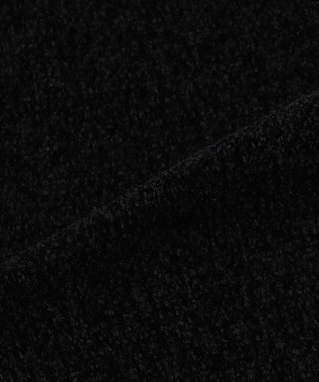 ベロアモールワンポイントZIPカーディガン