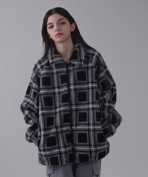 ﾌﾞﾗｯｸﾁｪｯｸ モデル：162cm L着用