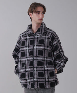 ﾌﾞﾗｯｸﾁｪｯｸ モデル：178cm L着用