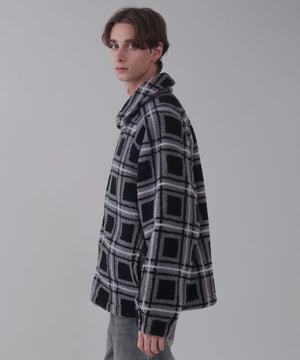 ﾌﾞﾗｯｸﾁｪｯｸ モデル：178cm L着用