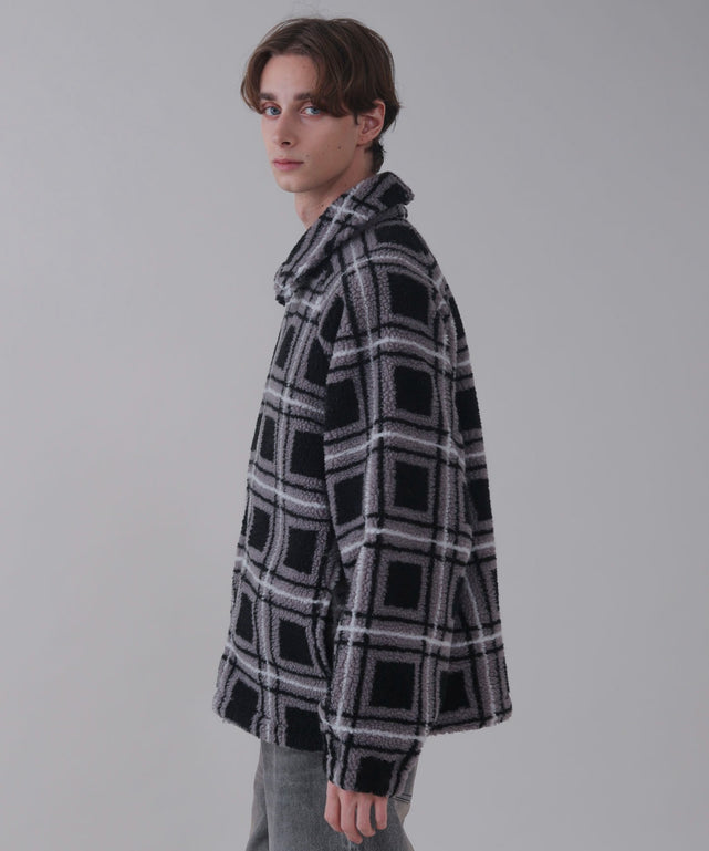 ﾌﾞﾗｯｸﾁｪｯｸ モデル：178cm L着用