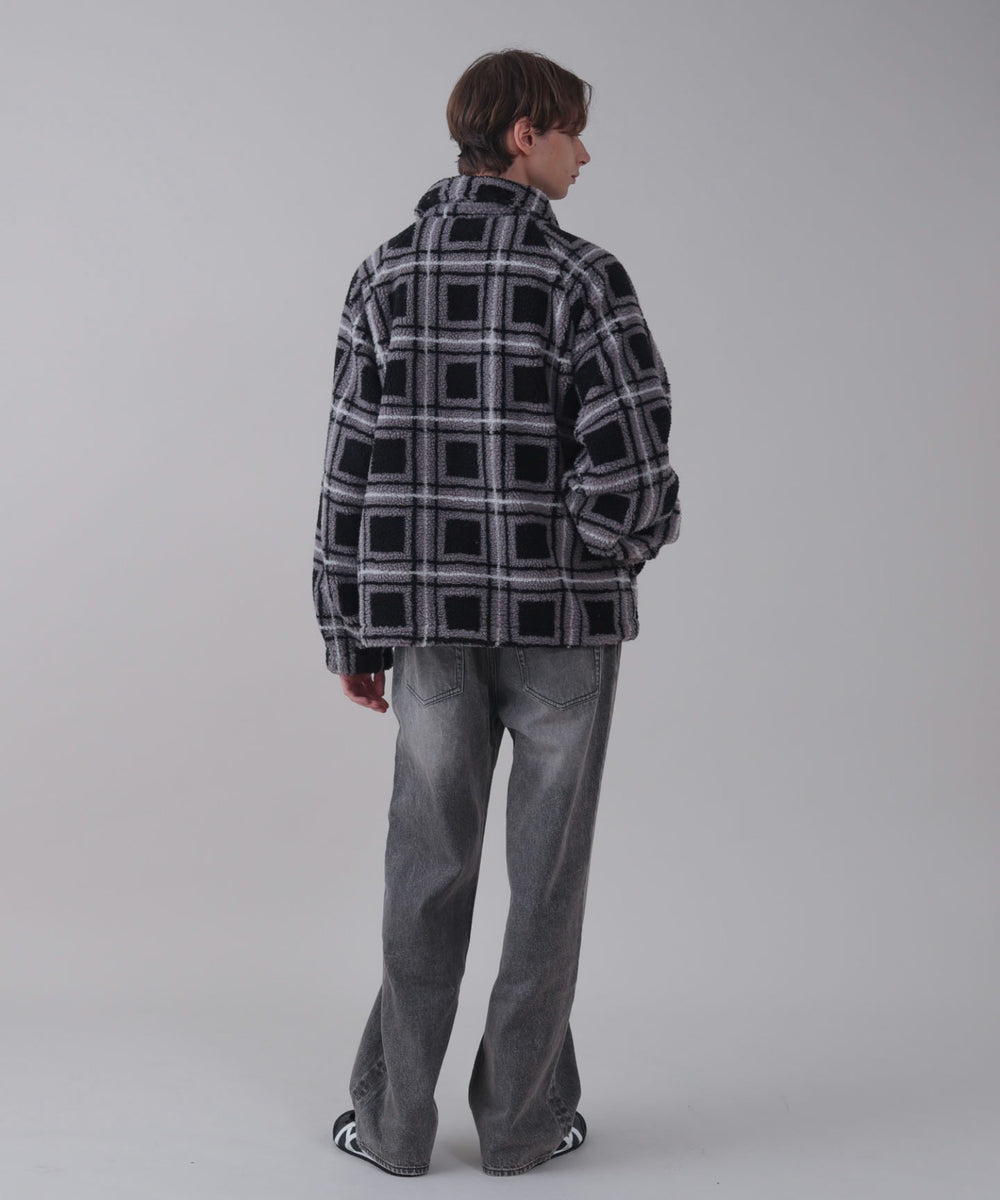 ﾌﾞﾗｯｸﾁｪｯｸ モデル：178cm L着用