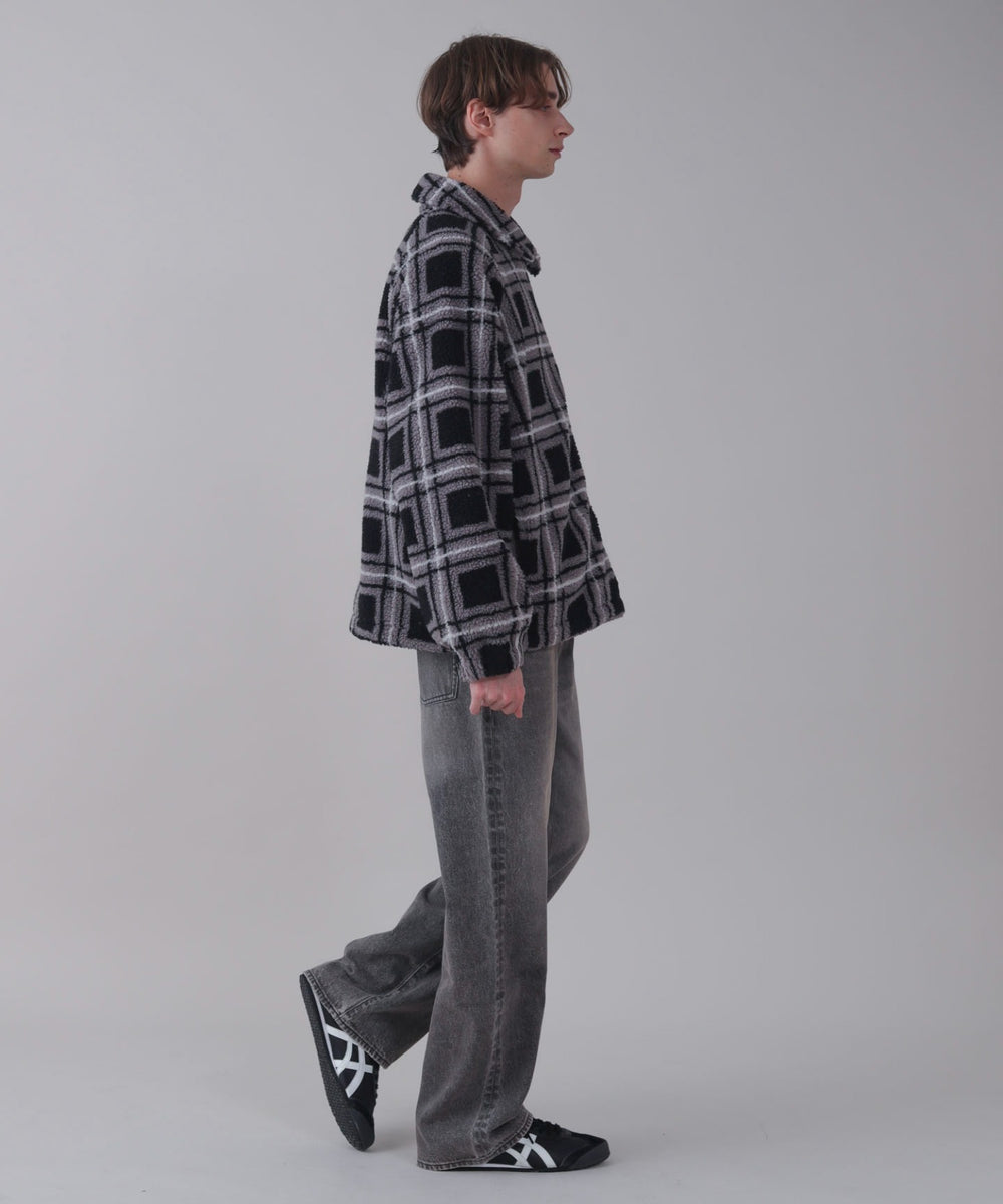 ﾌﾞﾗｯｸﾁｪｯｸ モデル：178cm L着用