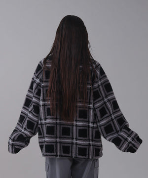 ﾌﾞﾗｯｸﾁｪｯｸ モデル：162cm L着用