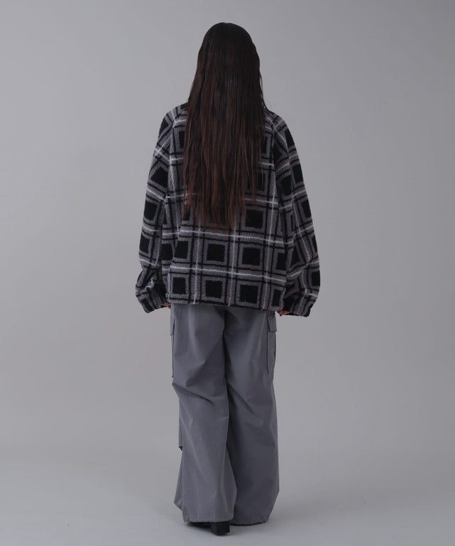 ﾌﾞﾗｯｸﾁｪｯｸ モデル：162cm L着用