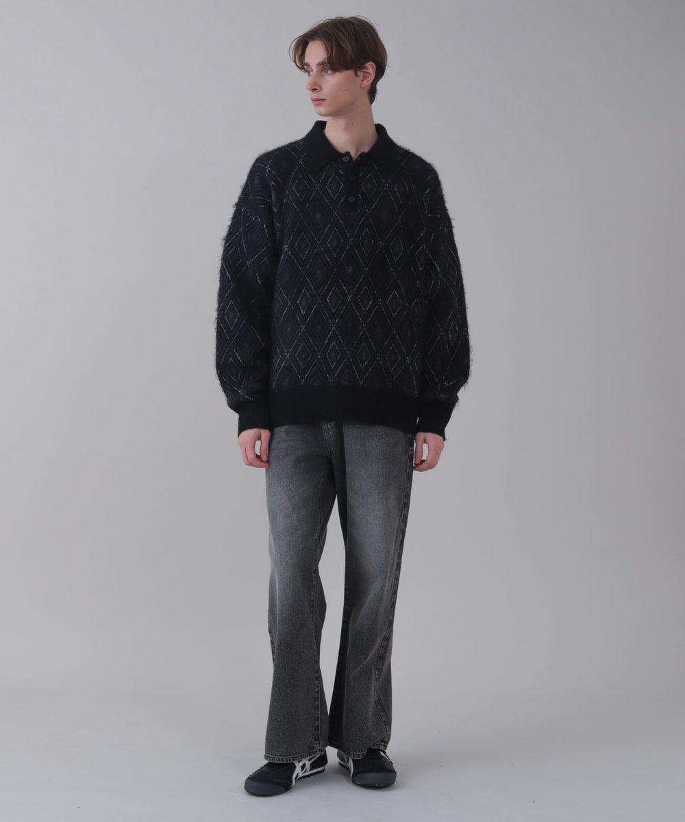 ﾌﾞﾗｯｸ モデル：178cm L着用