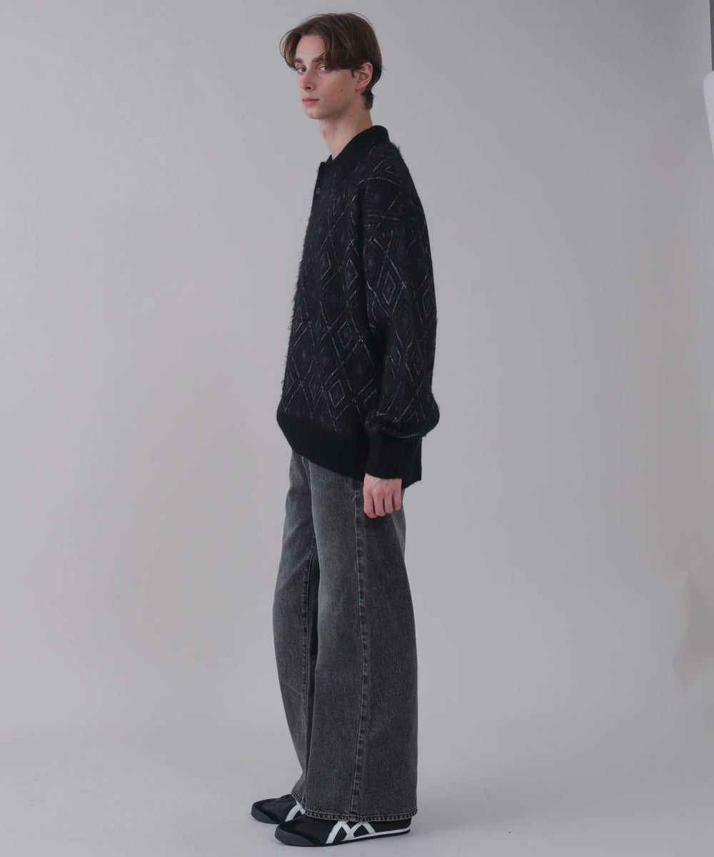 ﾌﾞﾗｯｸ モデル：178cm L着用