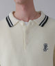 ワンポイント刺繍ニットポロ