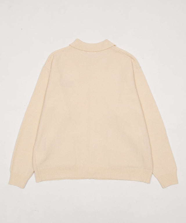 ワンポイントニットシャツ（LS）