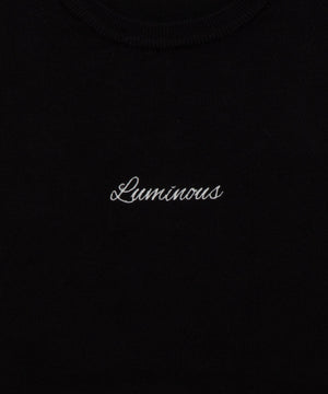 アクセ付きワンポイントニットプルオーバー（LS）