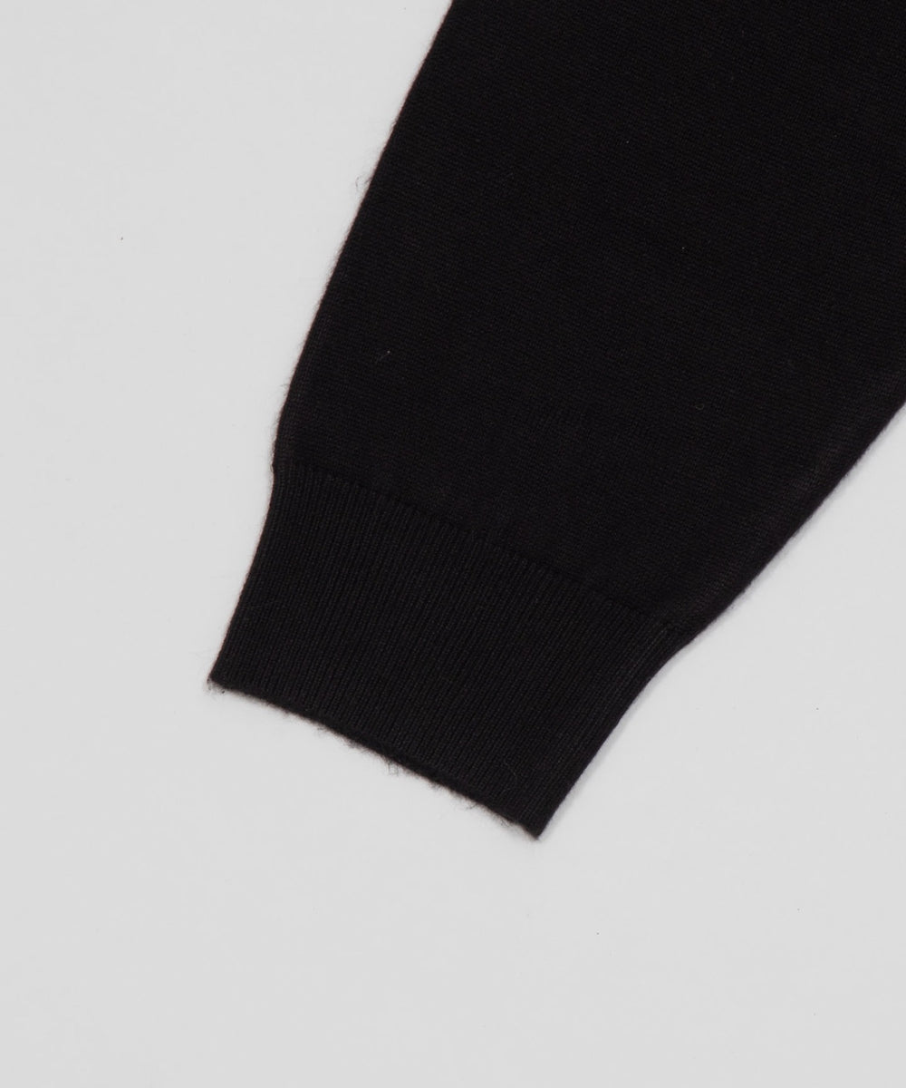 アクセ付きワンポイントニットプルオーバー（LS）