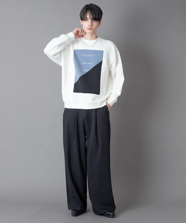 ホワイト モデル：180㎝　L着用