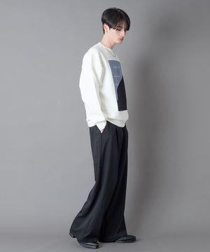 ホワイト モデル：180㎝　L着用