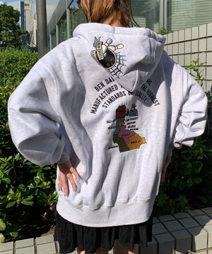 アッシュグレー モデル:165cm Lサイズ着用