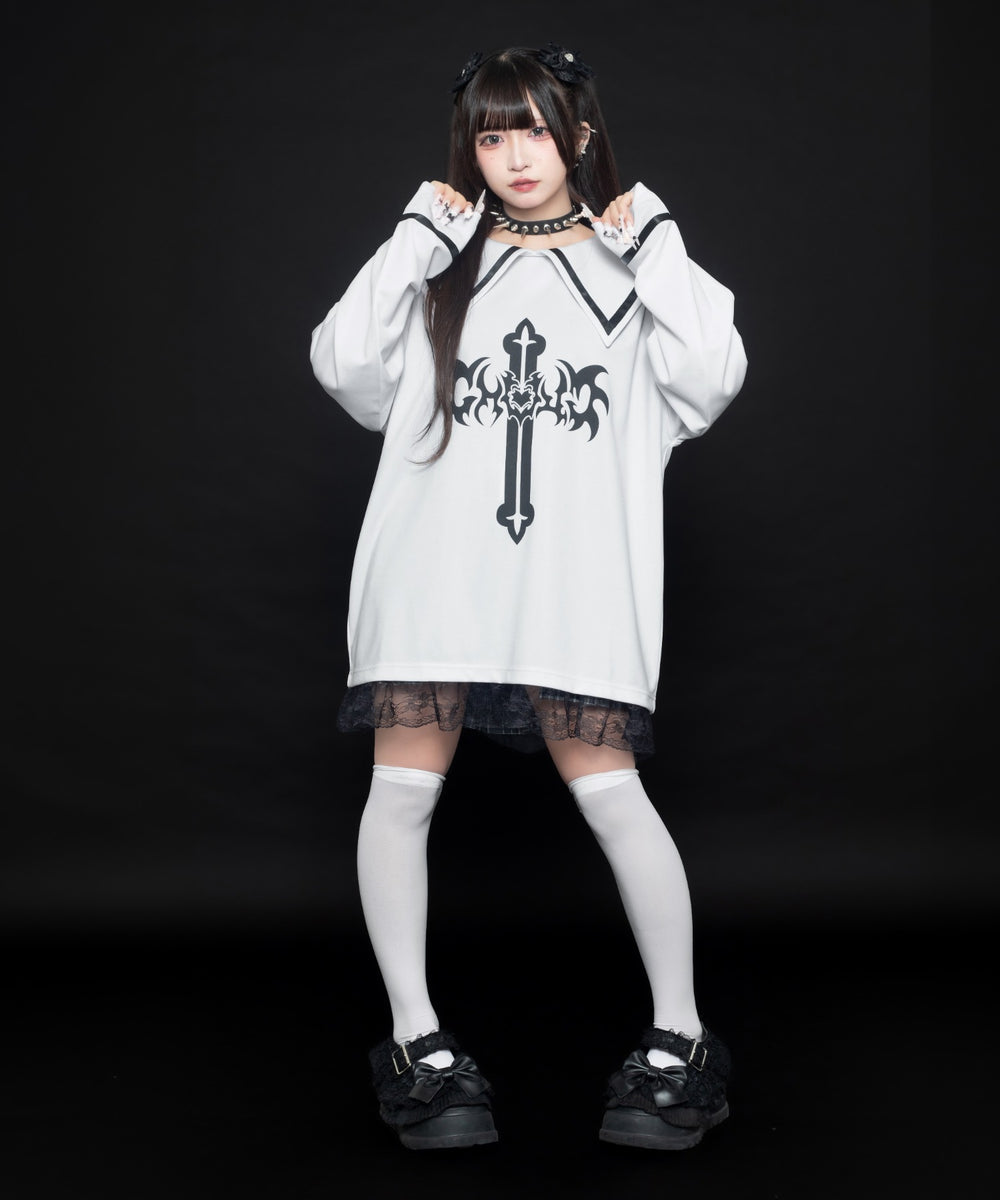 ホワイト モデル:150cm F着用