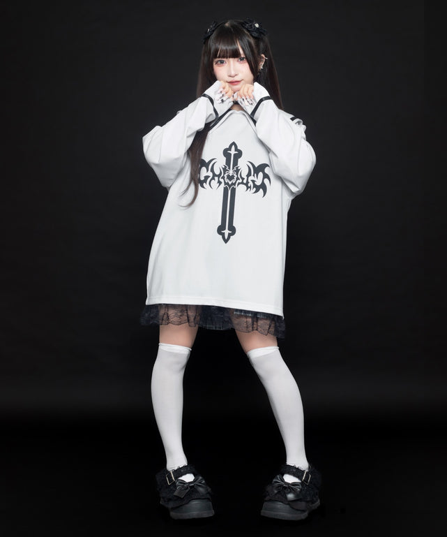 ホワイト モデル:150cm F着用