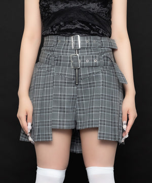 ブラックチェック モデル:150cm F着用