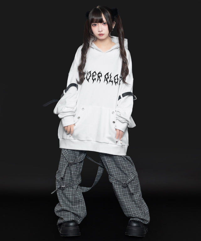 ブラックチェック モデル:150cm M着用