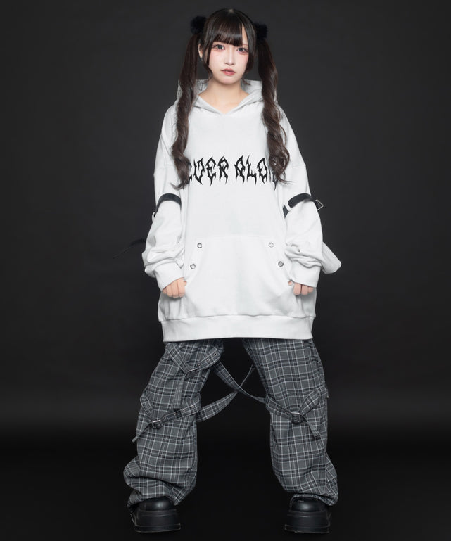 ブラックチェック モデル:150cm M着用
