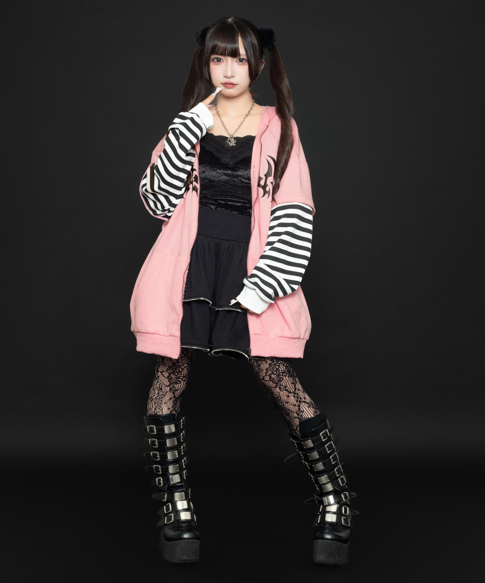 ピンク モデル:150cm F着用