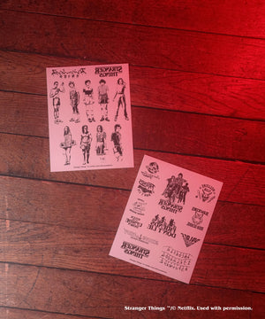 STRANGER　THINGSタトゥーシール