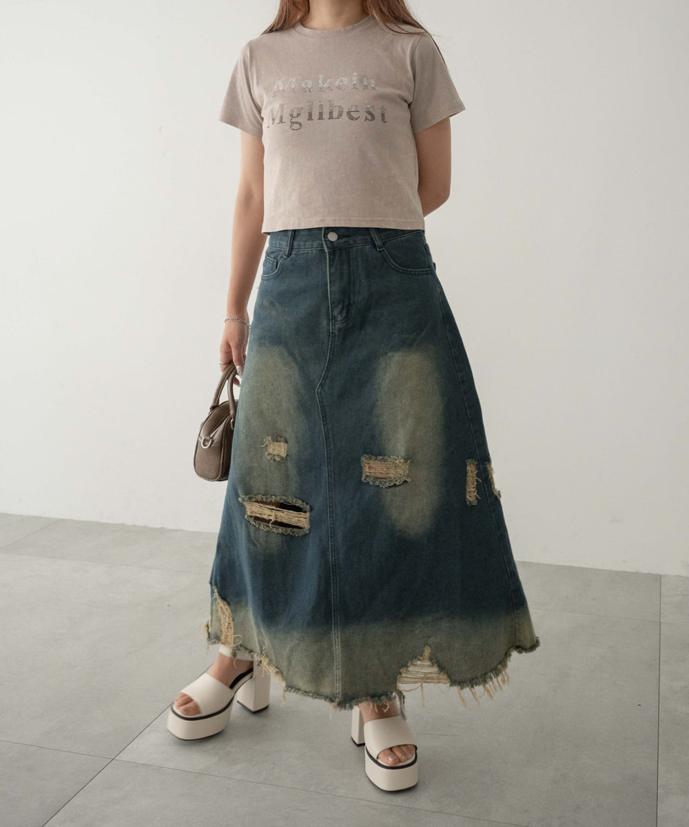 デニム モデル：155cm F着用