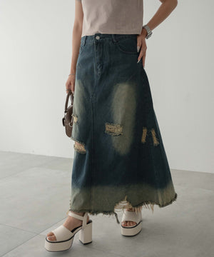 デニム モデル：155cm F着用