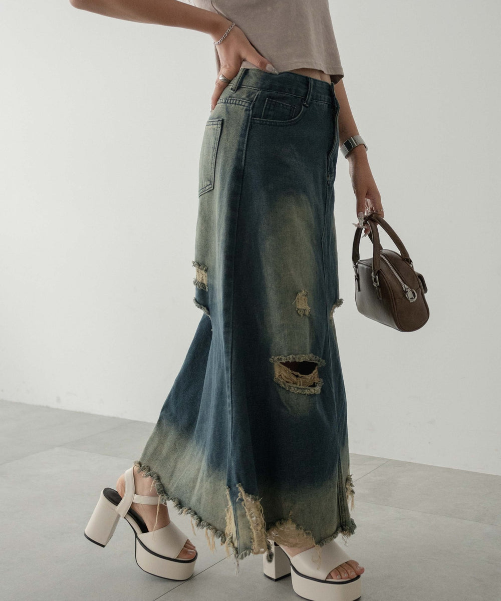 デニム モデル：155cm F着用