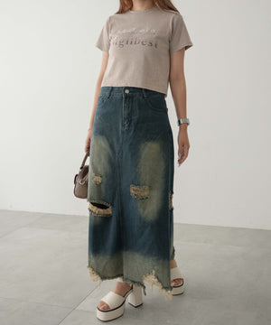 デニム モデル：155cm F着用