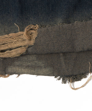 クラッシュフレアデニムスカート