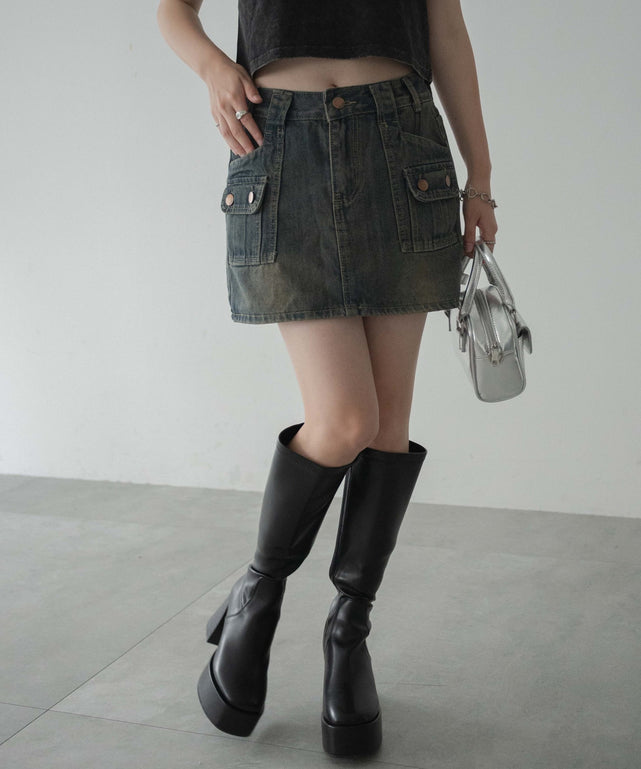 デニム モデル：155cm F着用