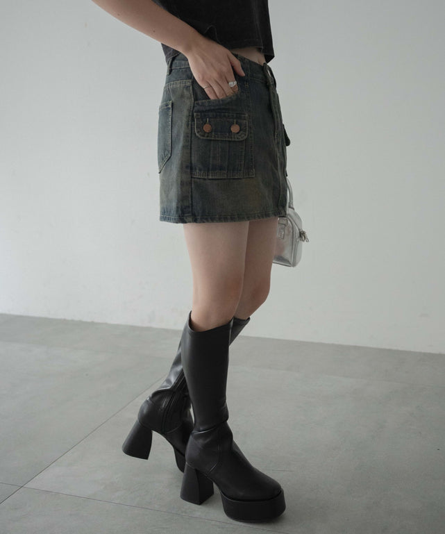 デニム モデル：155cm F着用