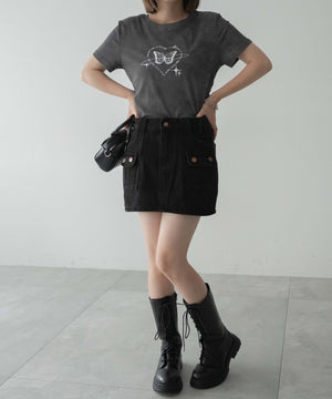 デニムブラック モデル：155cm F着用