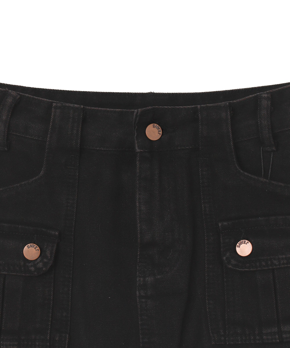 カーゴミニデニムスカート