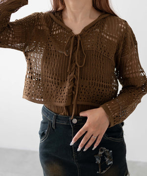 ブラウン　モデル：155㎝　F着用