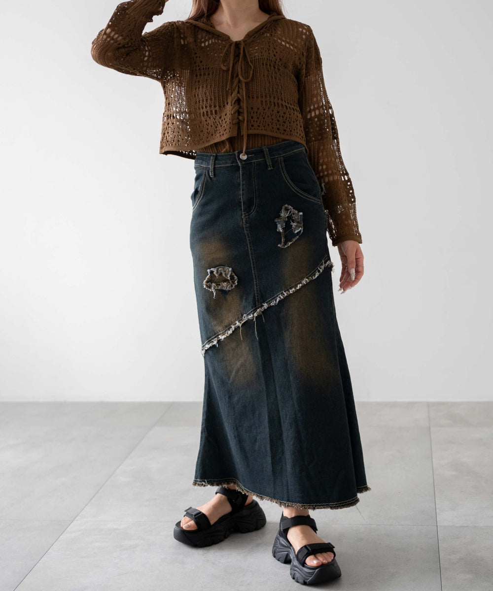 ブラウン　モデル：155㎝　F着用