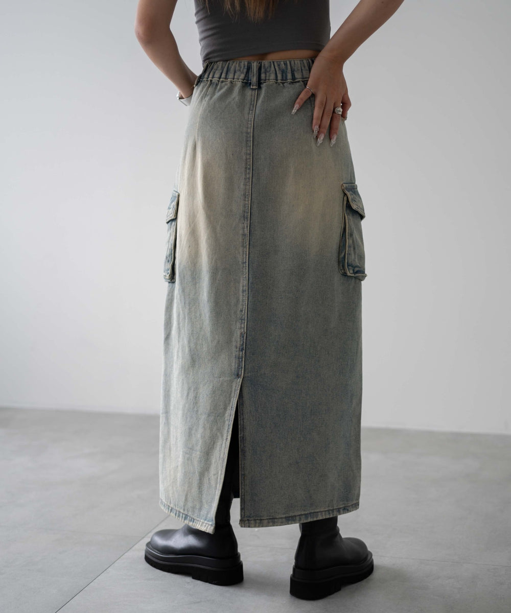 デニム淡色　モデル：155㎝　F着用