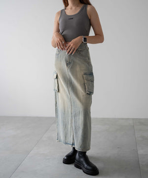 デニム淡色　モデル：155㎝　F着用