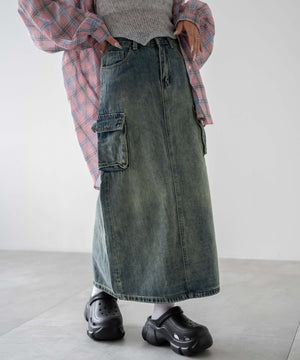 デニム中濃色　モデル：155㎝　F着用