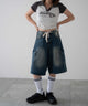 デニム中濃　モデル：155㎝　M着用
