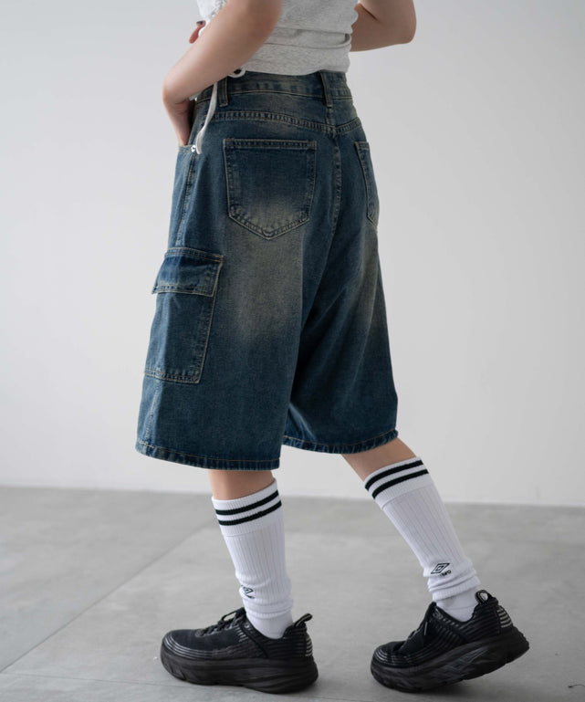 デニム中濃　モデル：155㎝　M着用