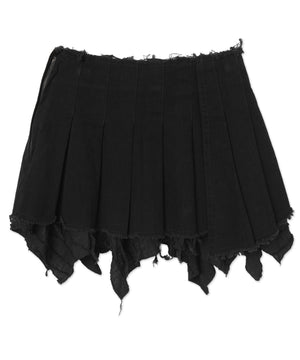 タックダメージミニスカート