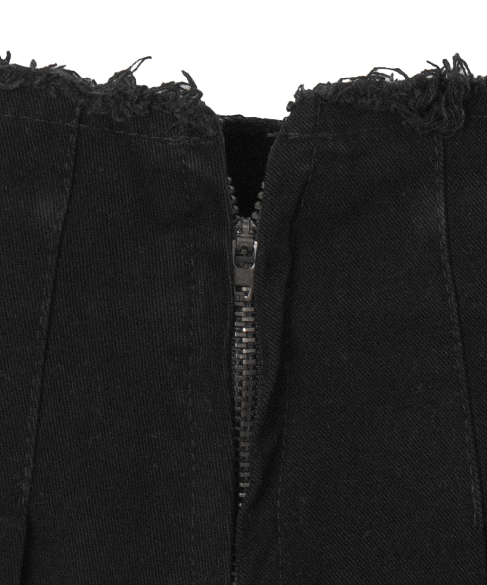 タックダメージミニスカート