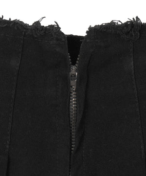 タックダメージミニスカート