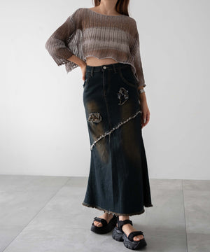 ブラウン　モデル：155㎝　F着用