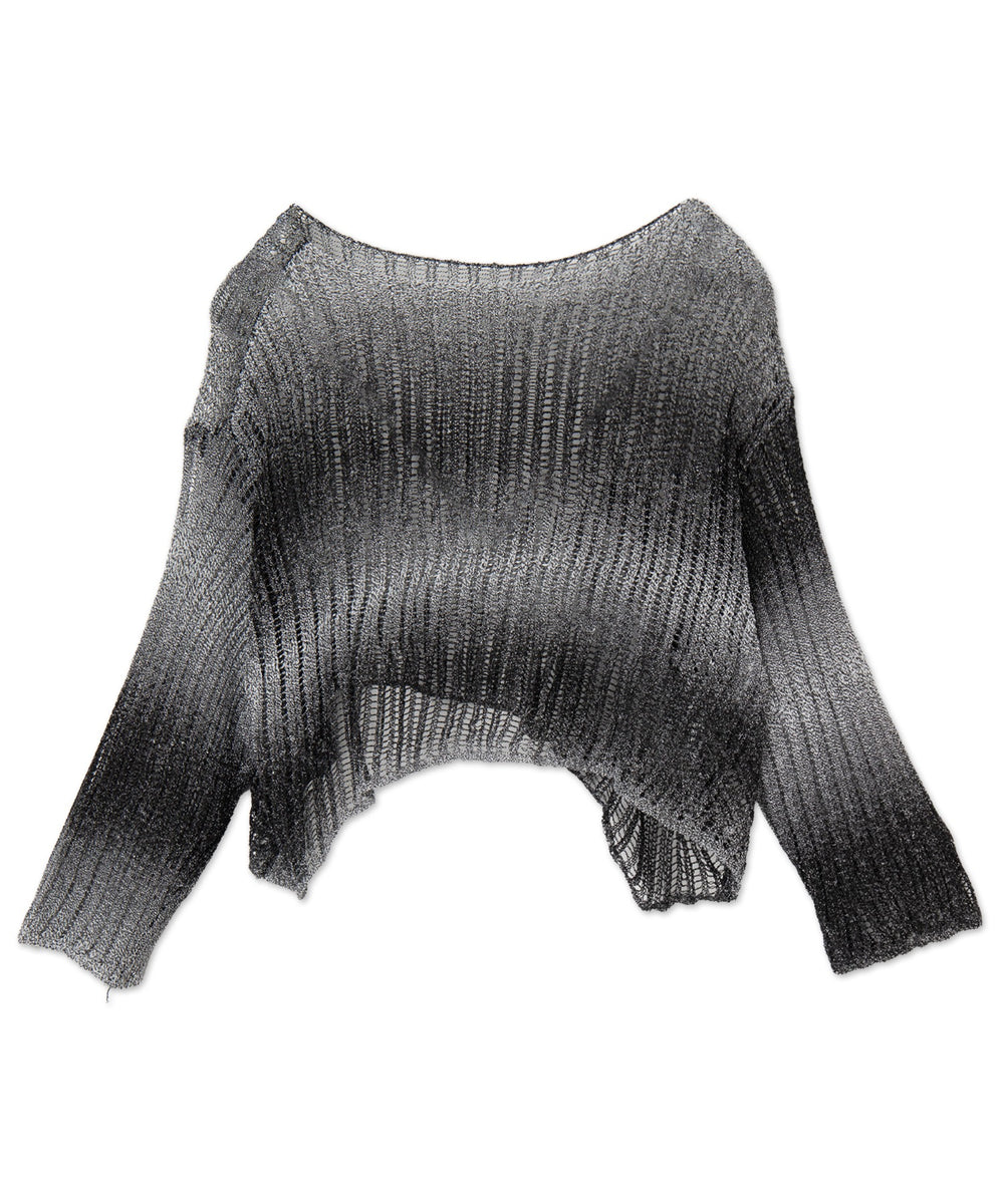 グラデーションニットプルオーバー