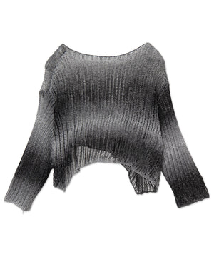 グラデーションニットプルオーバー