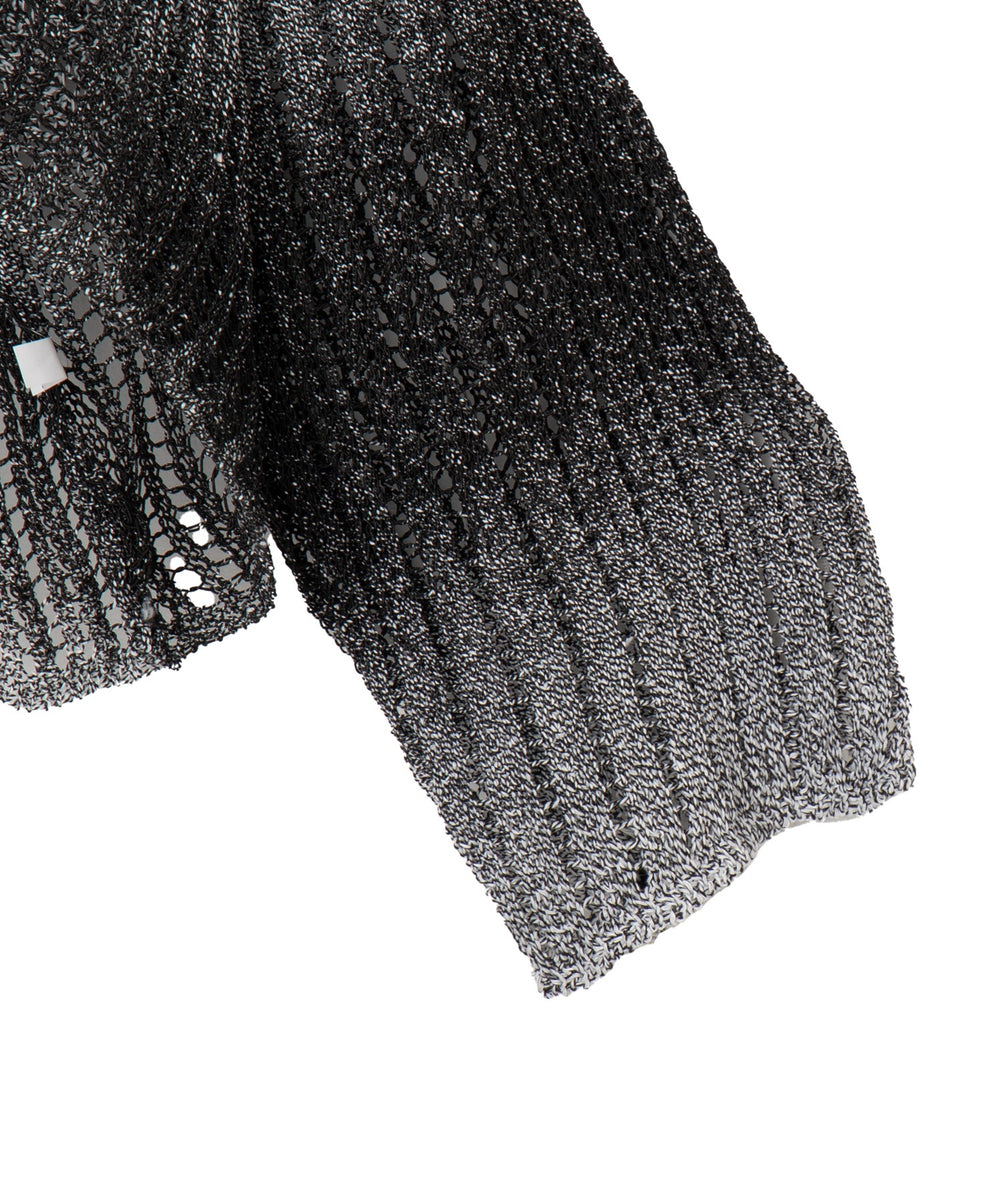 グラデーションニットプルオーバー