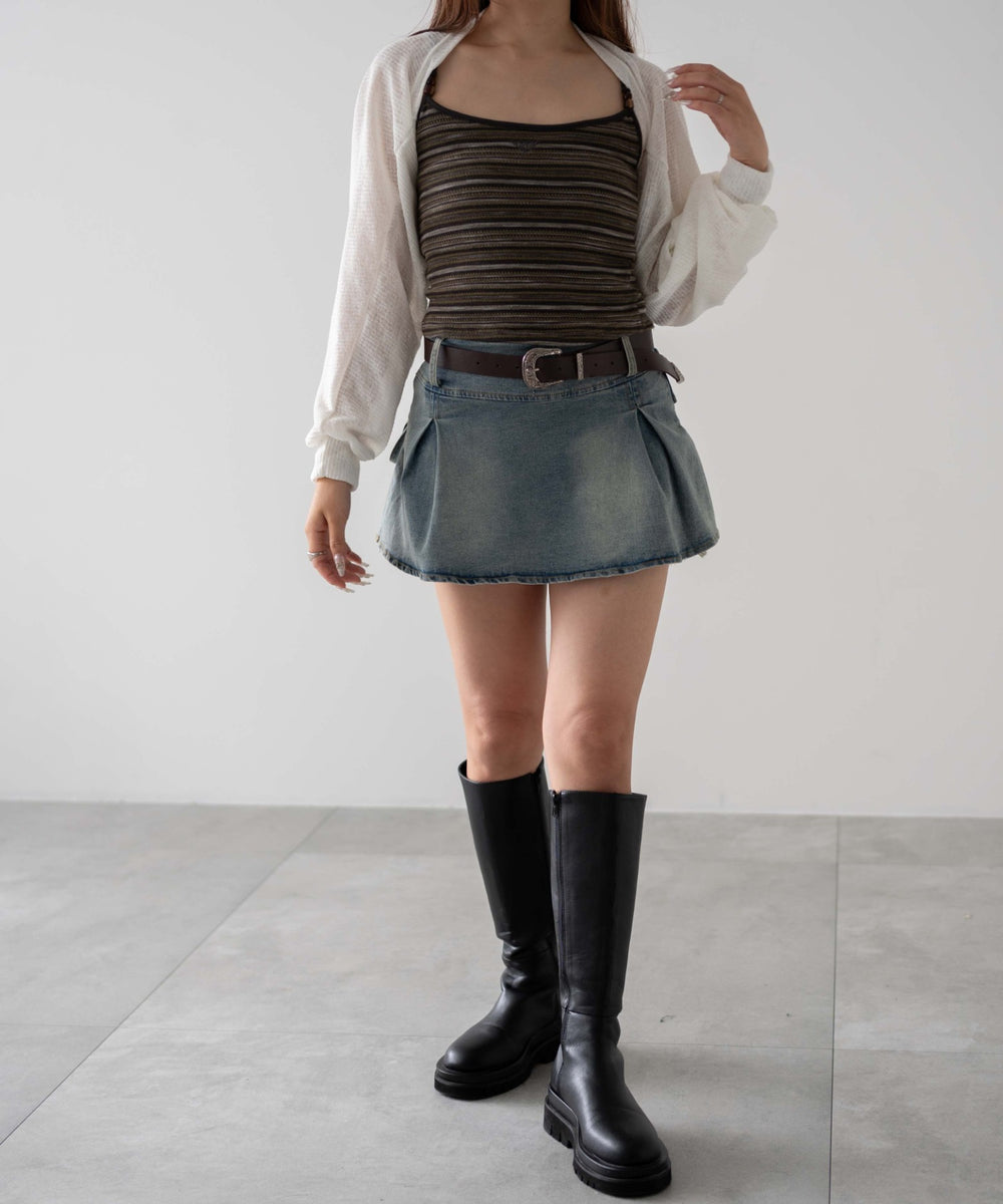 ホワイトアイボリー　モデル：155㎝　F着用