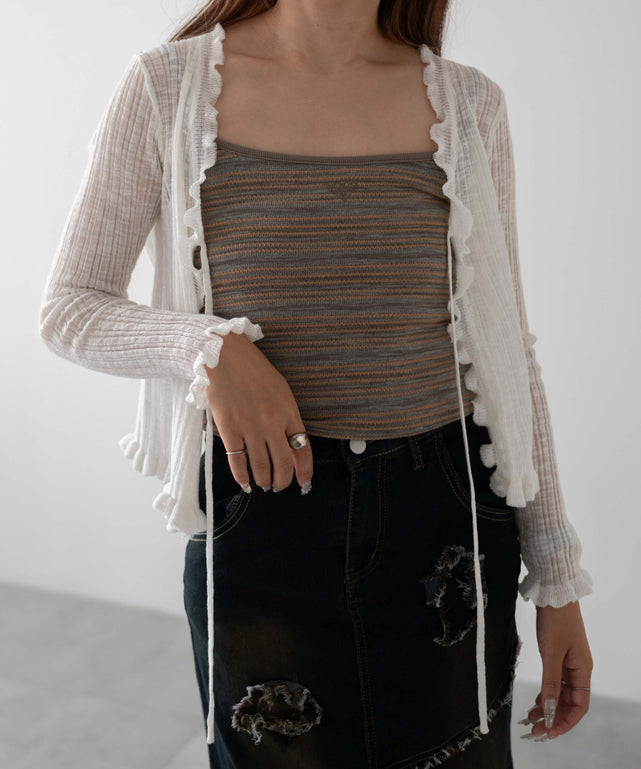 ホワイト　モデル：155㎝　F着用